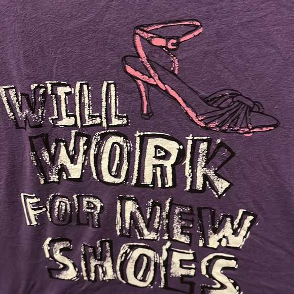 Off Limits Purple T-Shirt, size M - Picture 2 of 3